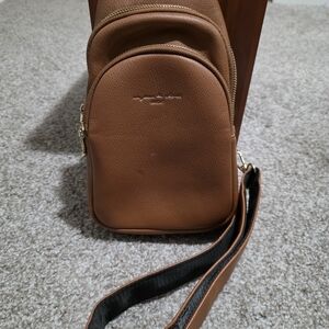Brown Leather Crossbody Bag
